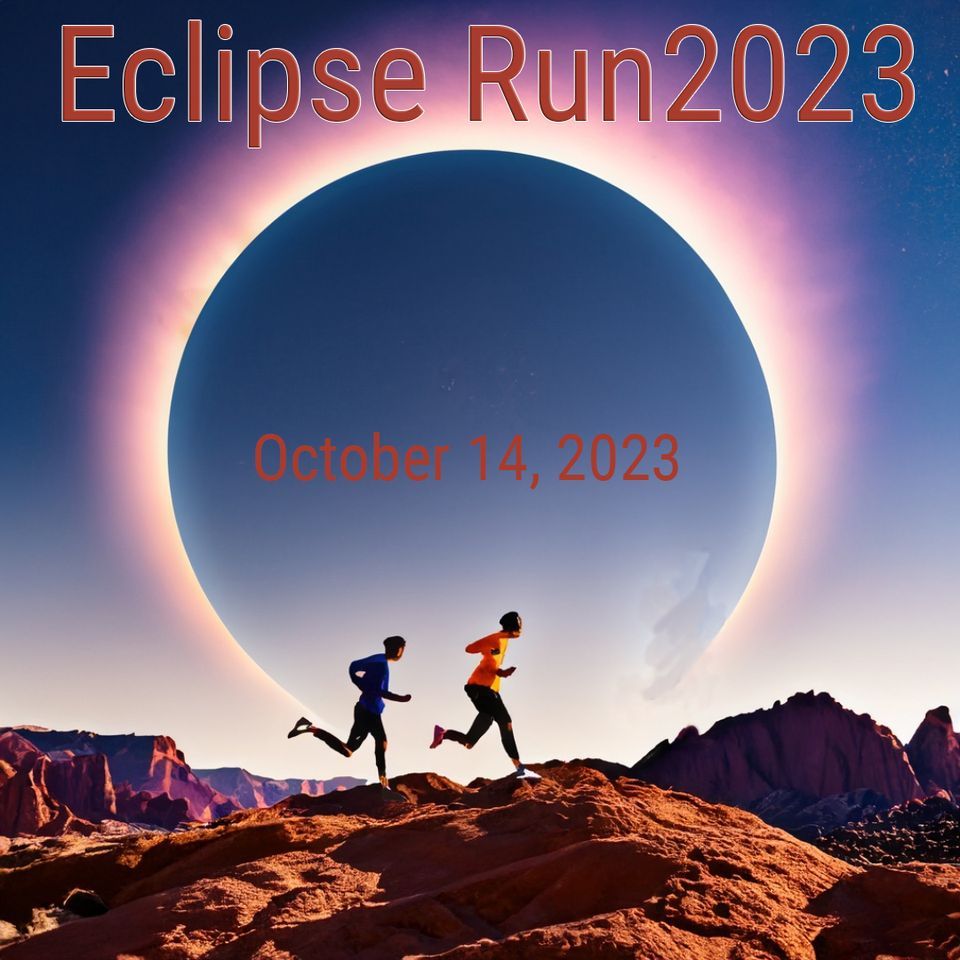 Eclipse Run 2023, Ken's Field in Richfield, Utah, 14 October