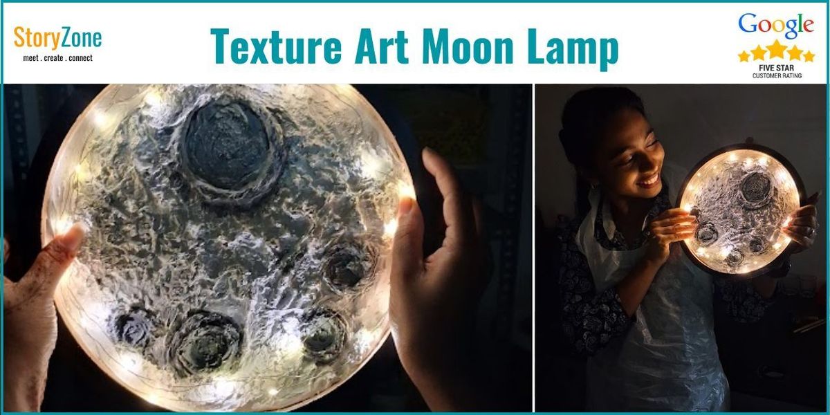 Texture Art - Moon Lamp | Event in Bangalore | AllEvents