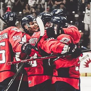 Windsor Spitfires at North Bay Battalion at North Bay Memorial Gardens