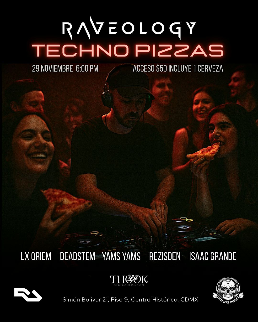 Techno Pizzas, 29 November | Event in Ciudad de México | AllEvents