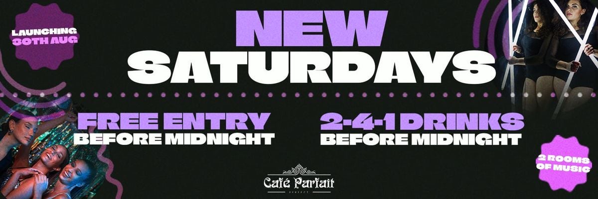 Brand New Saturdays at Cafe Parfait: The Launch Party, 30 August | Event in Southampton | AllEvents