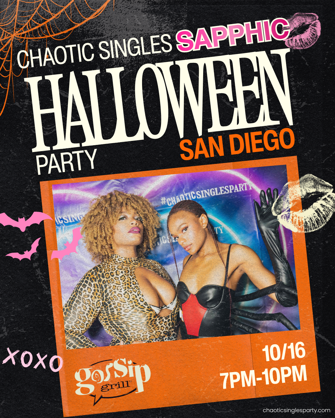 Chaotic Singles Sapphic Halloween Party