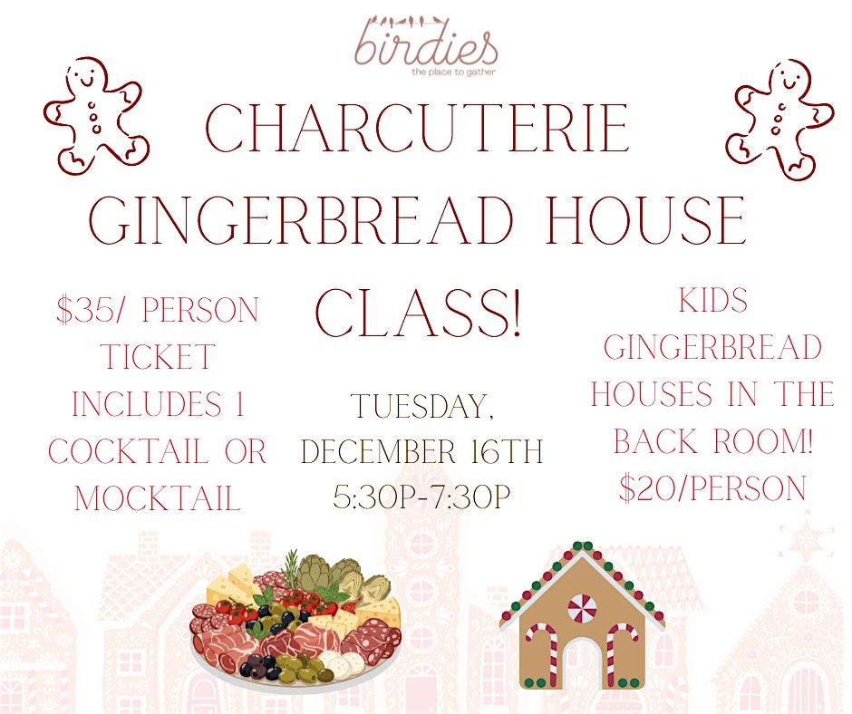 Charcuterie Gingerbread Houses, 16 December | Event in Keene | AllEvents
