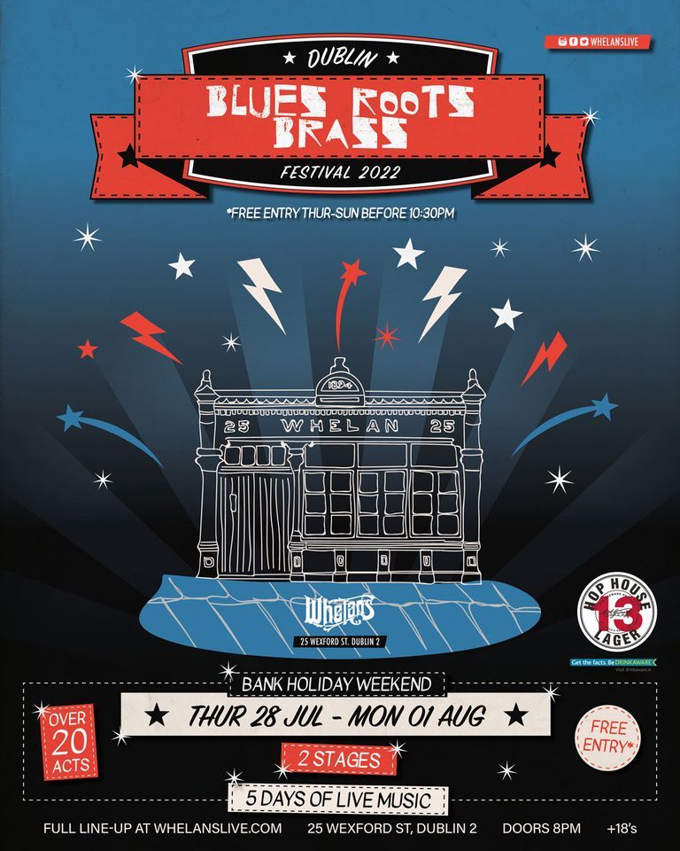 Dublin Blues, Roots & Brass Festival 2022, Live at Whelans [Dublin