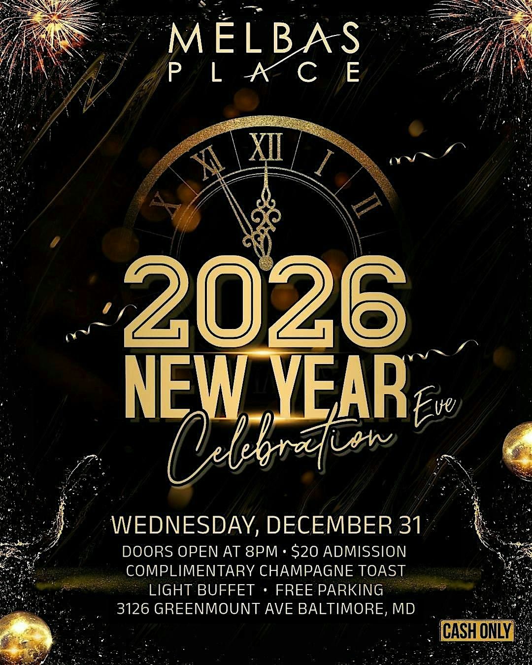 New Year's Eve, 31 December | Event in Baltimore | AllEvents