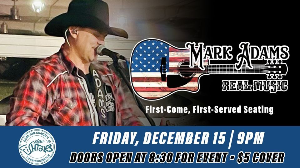 Mark Adams Real Music, Fishtales Seafood Restaurant Zebulon, December