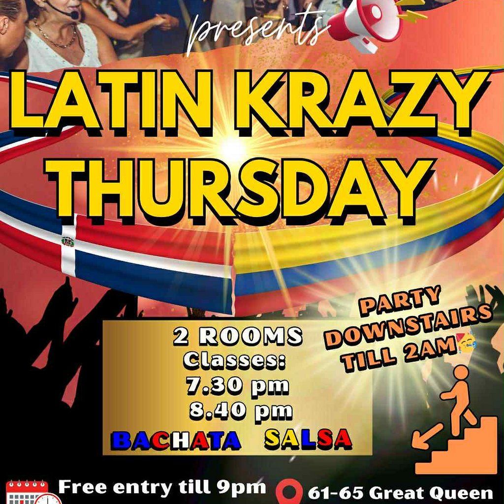 Latin Krazy Thursdays @ SWAY BAR | Event in London | AllEvents