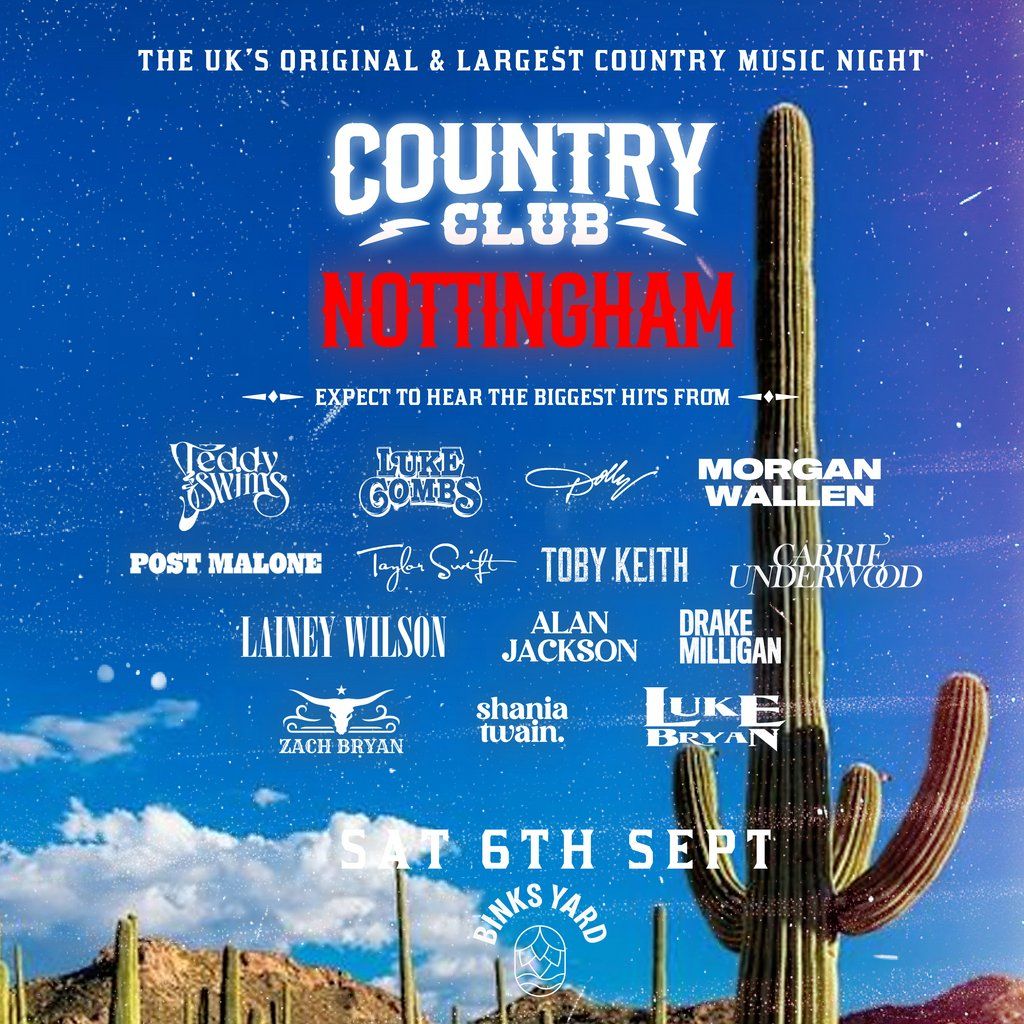 Country Club - Outdoor Country Music Festival - Nottingham, 6 September | Event in Nottingham | AllEvents
