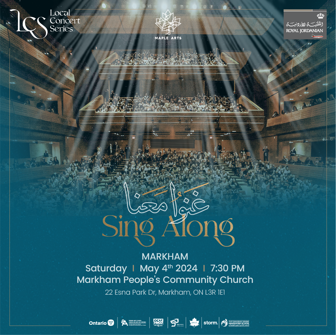 Sing Along with Canadian Arabic Orchestra at Shea Center for Performing Arts, 31 May | Event in Wayne | AllEvents