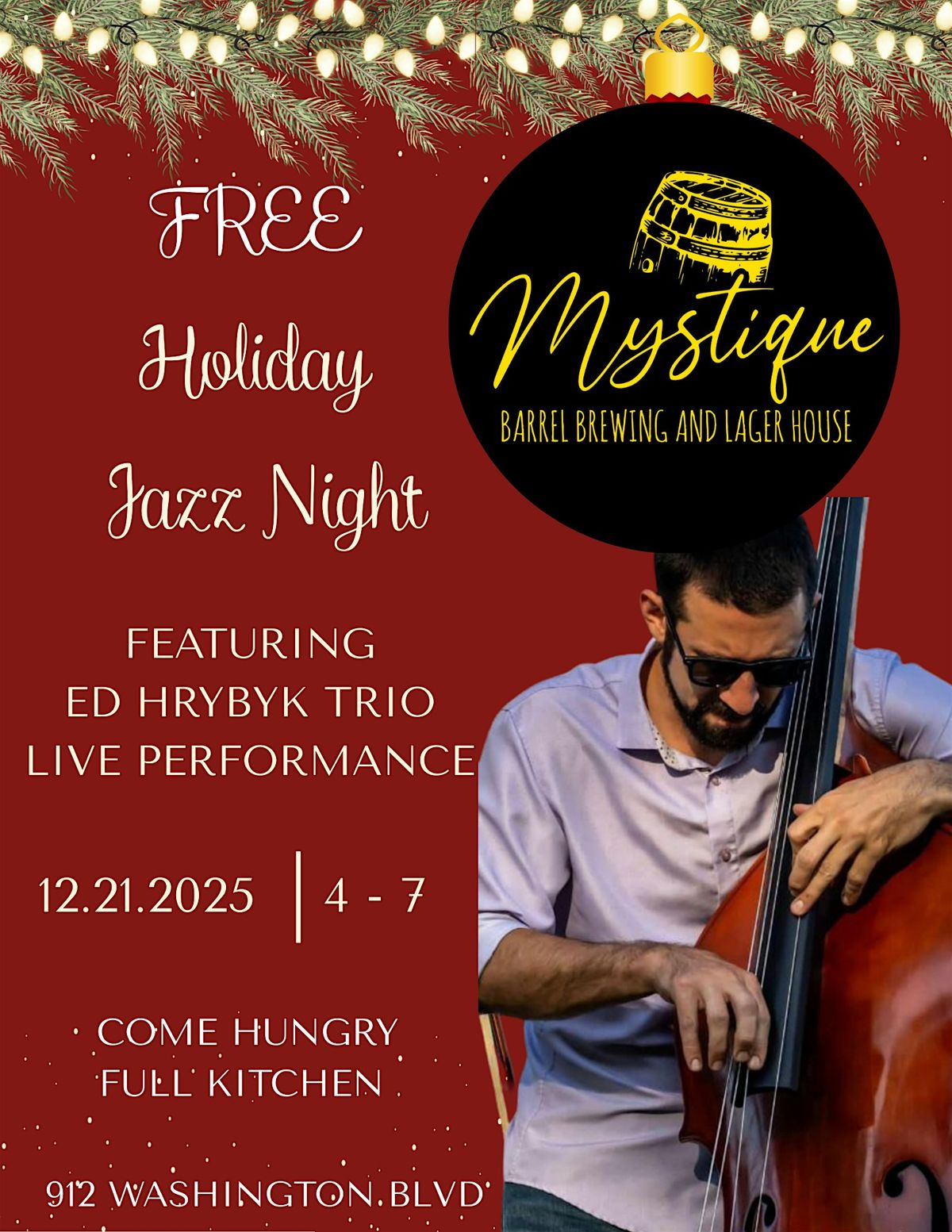 Free Holiday Jazz Night, 21 December | Event in Baltimore | AllEvents