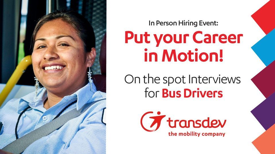 Transdev Baltimore Hiring Event!, 1700 Cherry Hill Rd, Baltimore, MD ...