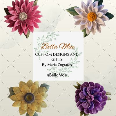 Bella Mae Creations/ Custom Designs and Gifts logo