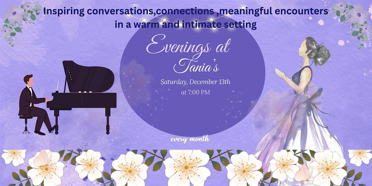 Evenings at Tania's, 13 December | Event in Pinecrest | AllEvents
