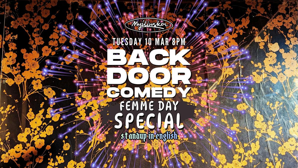Back Door Comedy: Femme Day Special Standup in English Xberg