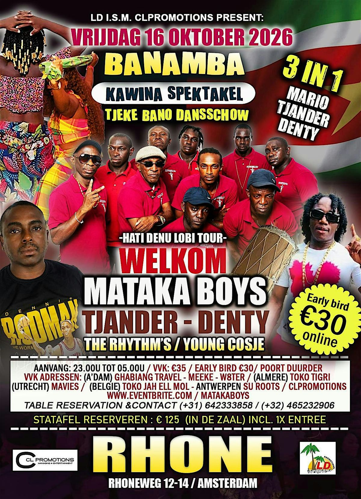 Welkom Mataka Boys/ Early Bird Tickets