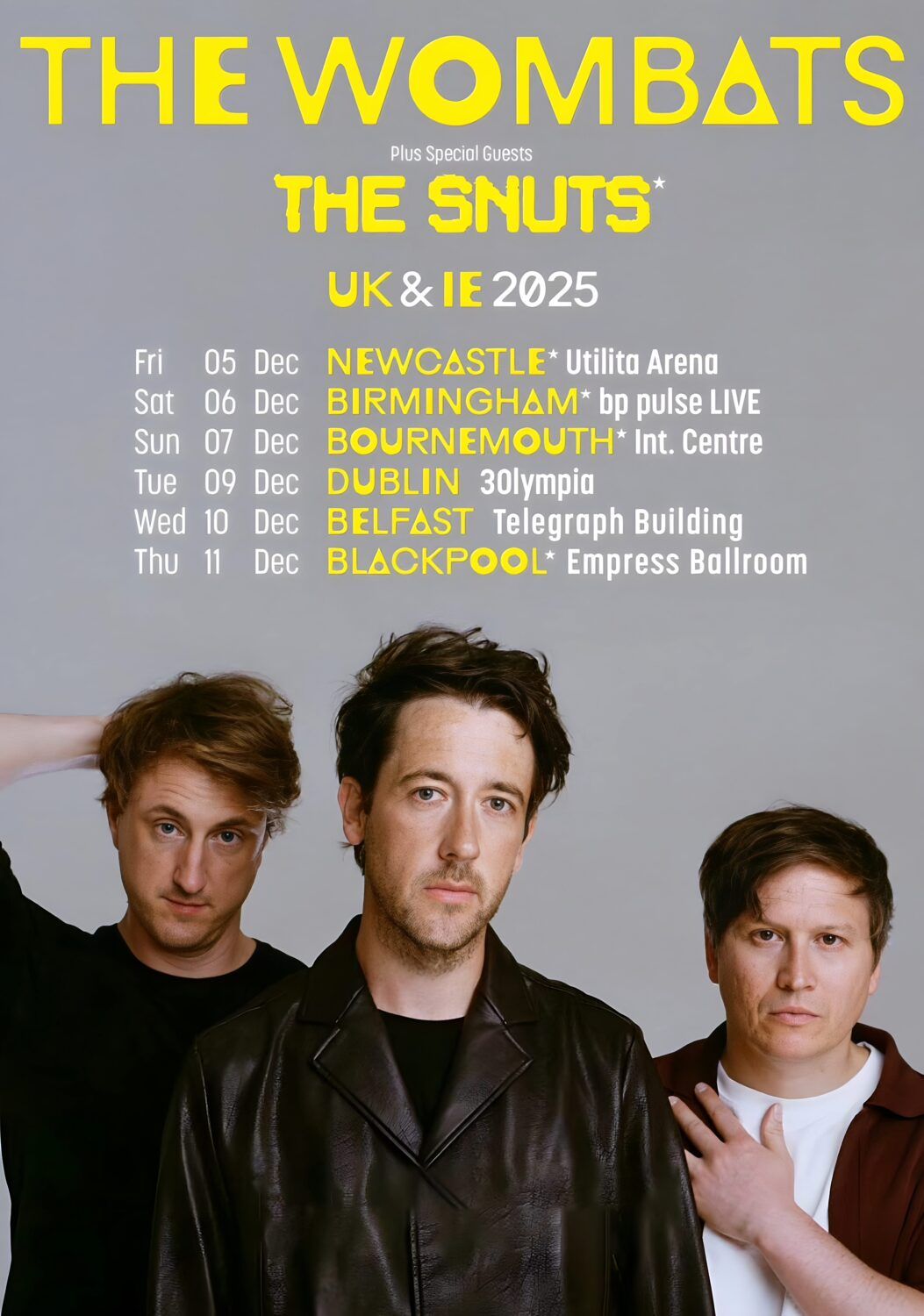 The Wombats Bournemouth Tickets, 7 December | Event in Bournemouth | AllEvents