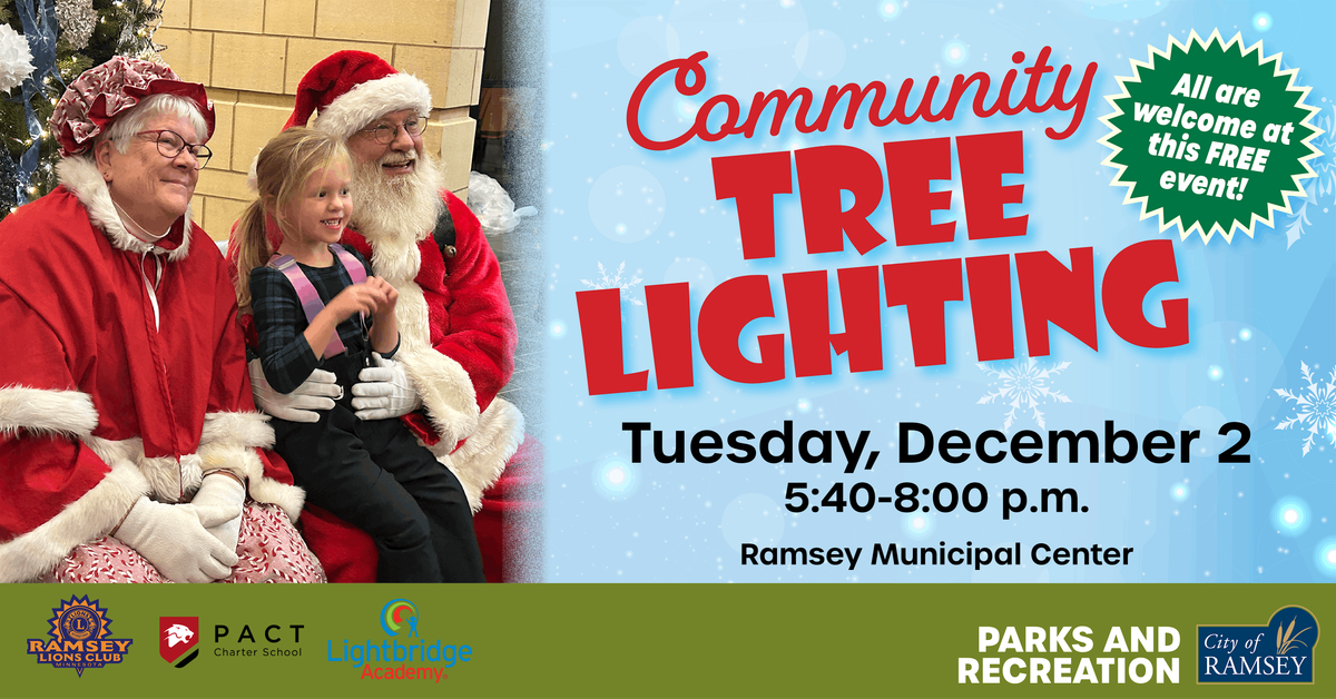 Community Tree Lighting, 2 December | Event in Ramsey | AllEvents