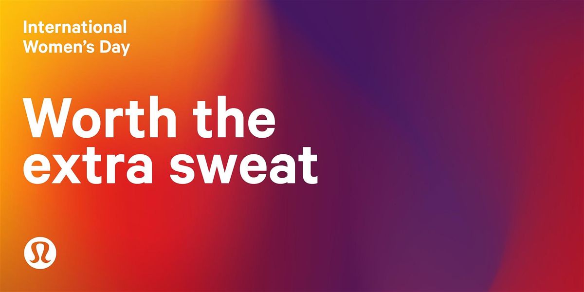 lululemon international women's day discount