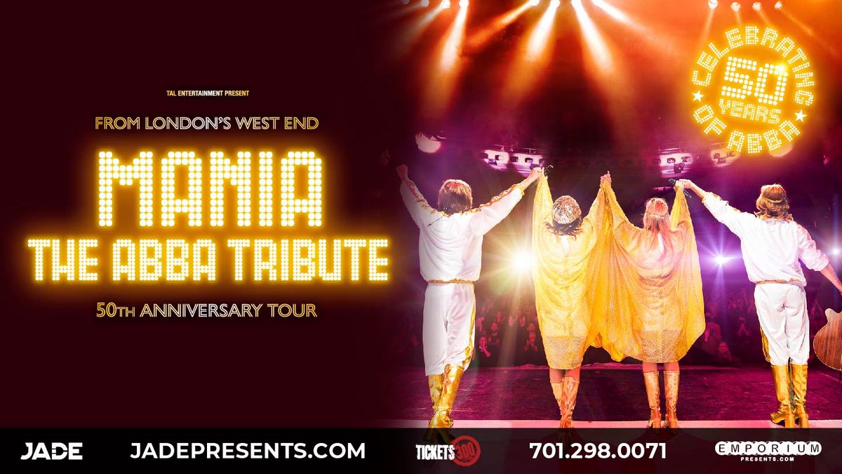 MANIA: The ABBA Tribute, 1 November | Event in Worcester | AllEvents