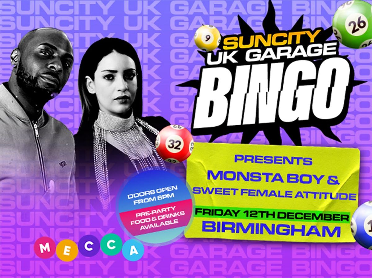  UK GARAGE BINGO in Birmingham @Mecca Bingo, 12 December | Event in Birmingham | AllEvents
