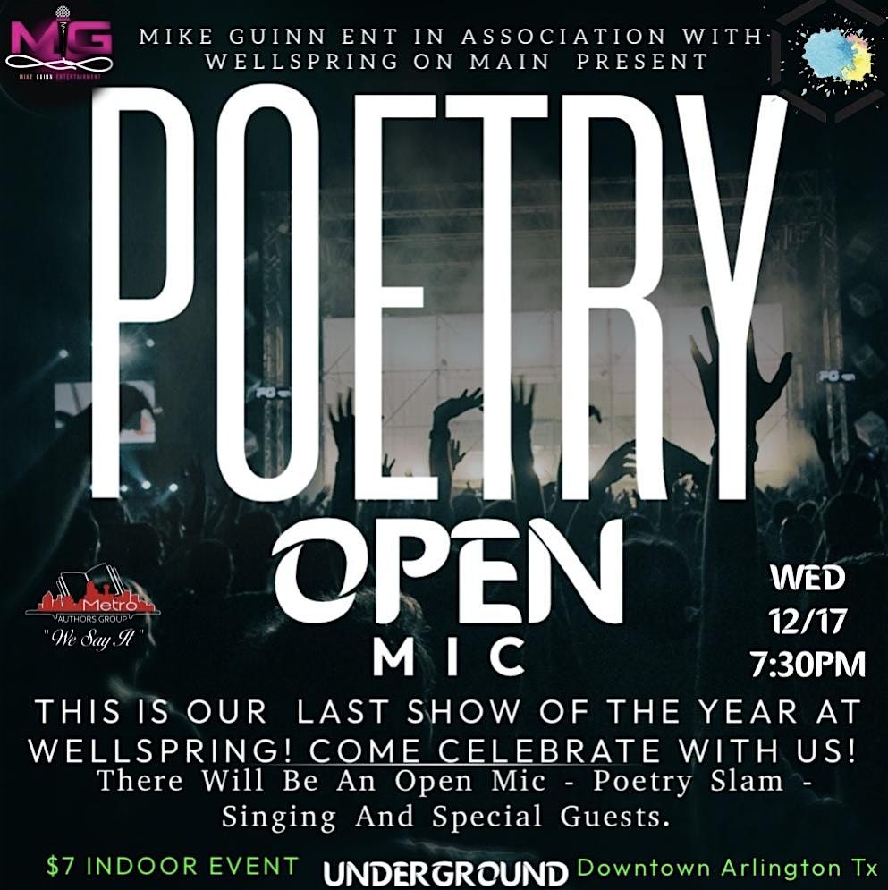 The Underground Open Mic (Last Show Of The Year(, 17 December | Event in Arlington | AllEvents