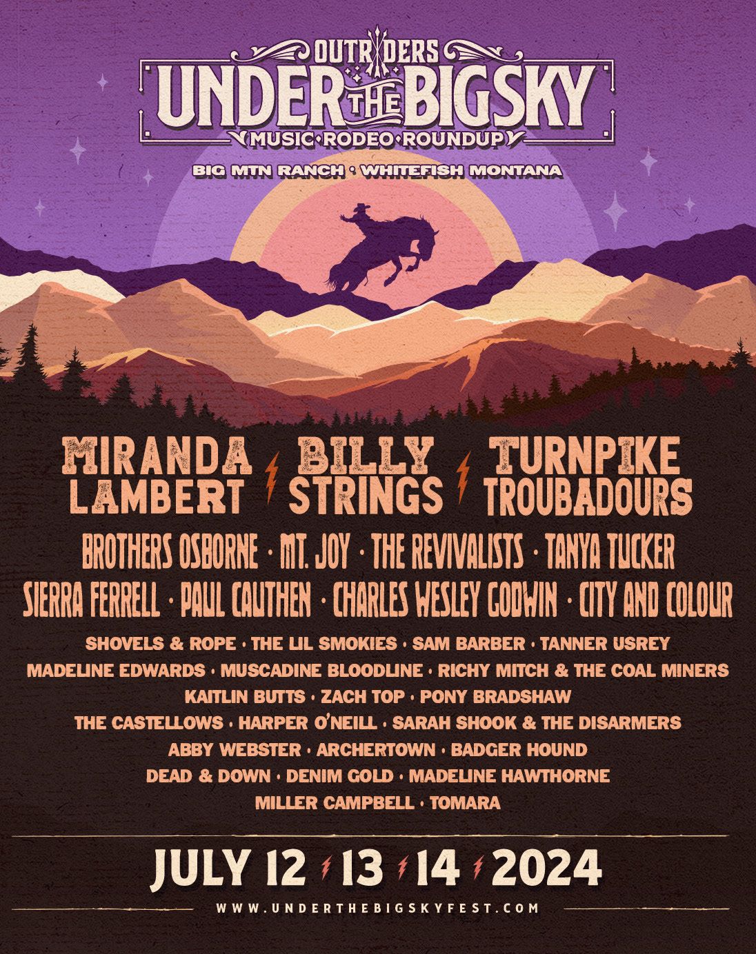 Under The Big Sky Festival Turnpike Troubadours & Brothers Osborne