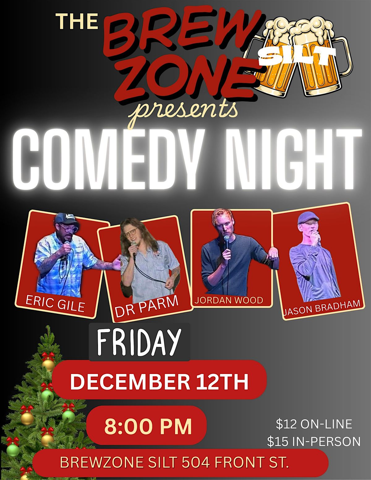 BREWZONE COMEDY, 12 December | Event in Silt | AllEvents