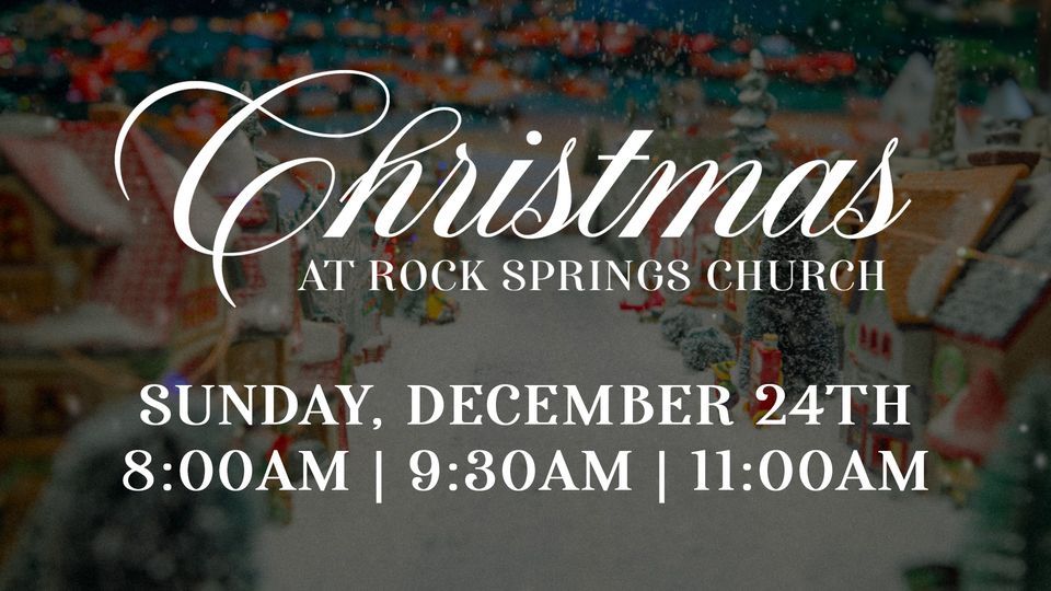 Christmas Eve at Rock Springs Macon, Rock Springs Church Macon