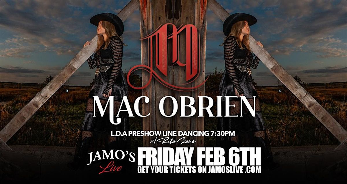 Mac Obrien Band & LDA Line Dancing at Jamo's Live, 6 February | Event in Mokena | AllEvents