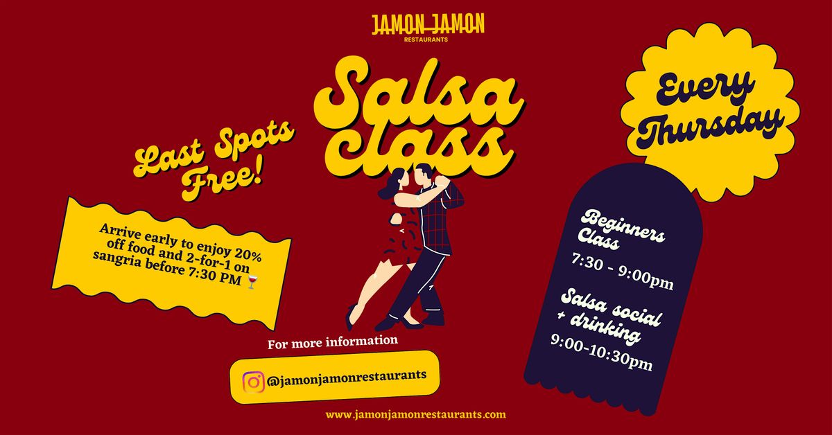 Copy of Salsa at  Soho – Beginners Class + Social Dancing, 27 November | Event in London | AllEvents