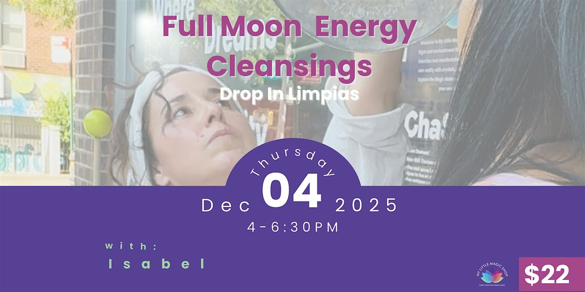 Gemini Full Moon Cleansings with Isabel Varela, 4 December | Event in New York | AllEvents