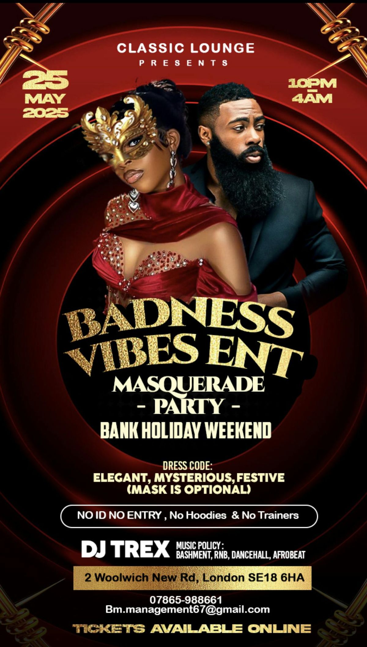 Masquerade Party 🎭🪩, 24 May | Event in Barking | AllEvents