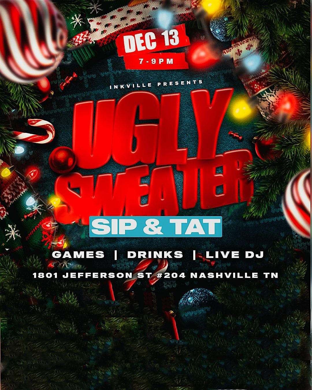 SIP & TAT, 13 December | Event in Nashville | AllEvents