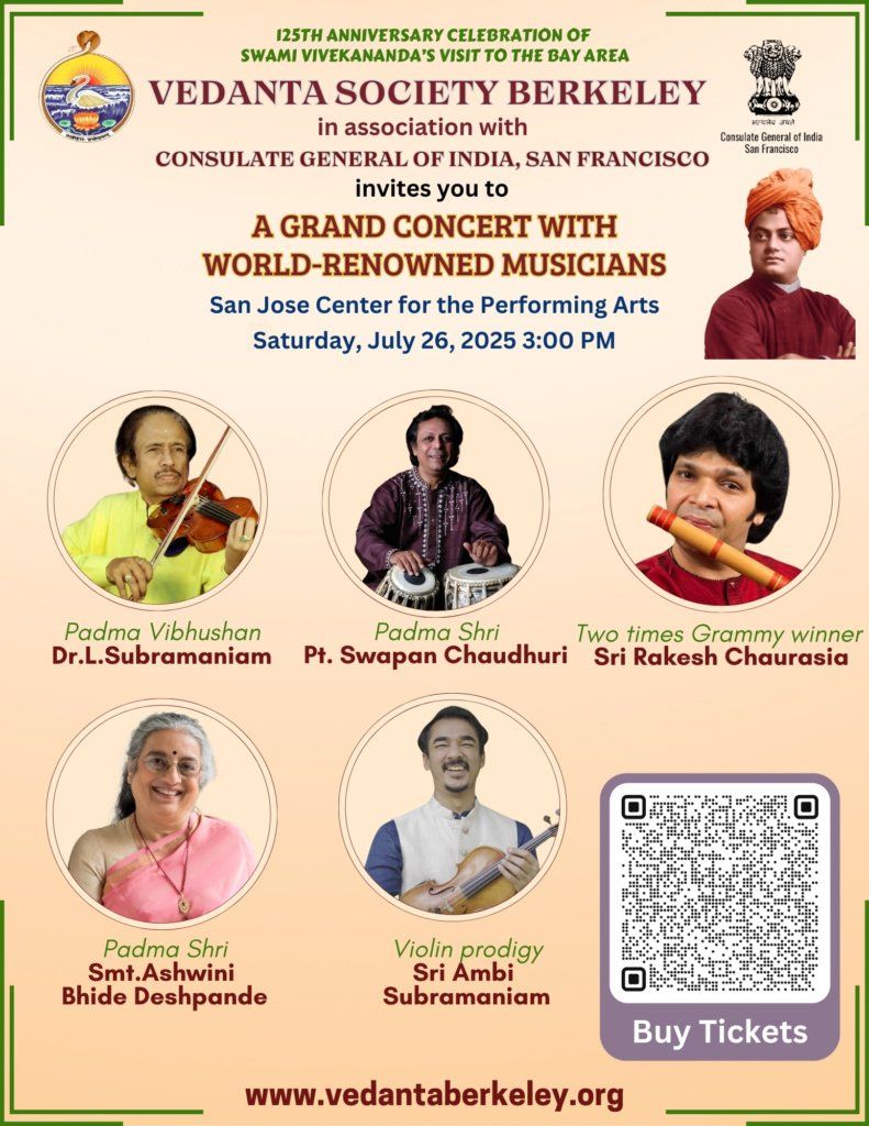 Swami Vivekananda's Visit to the Bay Area, 25 July | Event in San Jose | AllEvents