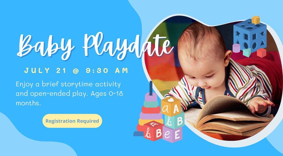 Baby Playdate, Hoover Public Library, Hoover, Alabama, July 21 2023