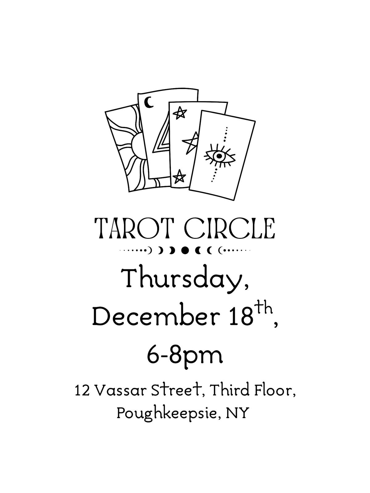 Tarot Circle, 18 December | Event in Poughkeepsie | AllEvents