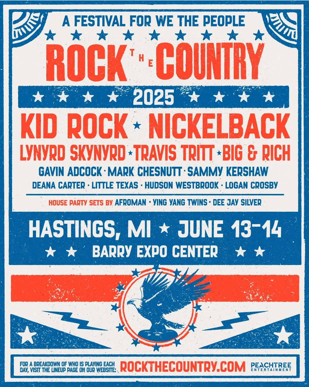 2025 Rock The Country Hastings - Friday at Barry Expo Center, 13 June | Event in Hastings | AllEvents