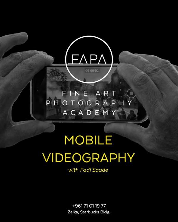 Mobile Videography Evening, FAPA Fine Art Photography Academy