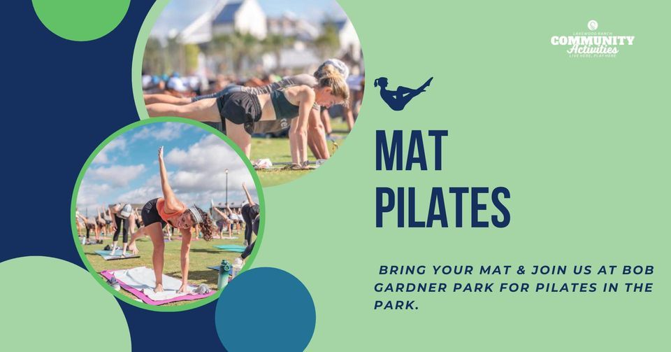 Mat Pilates, Bob Gardner Community Park, Ellenton, 7 February 2024