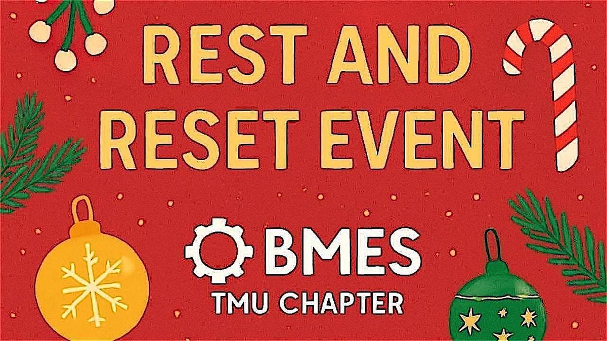 BMES: Rest & Reset Night, 28 November | Event in Toronto | AllEvents