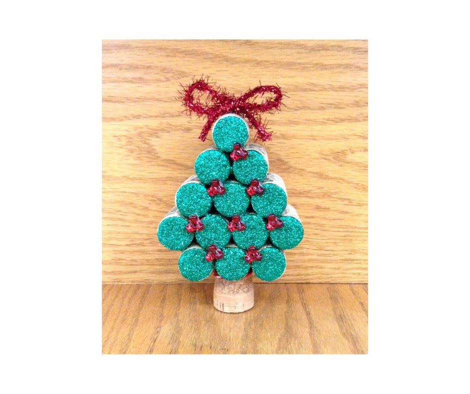 Wine Cork Christmas Tree Craft Salem Free Public Library