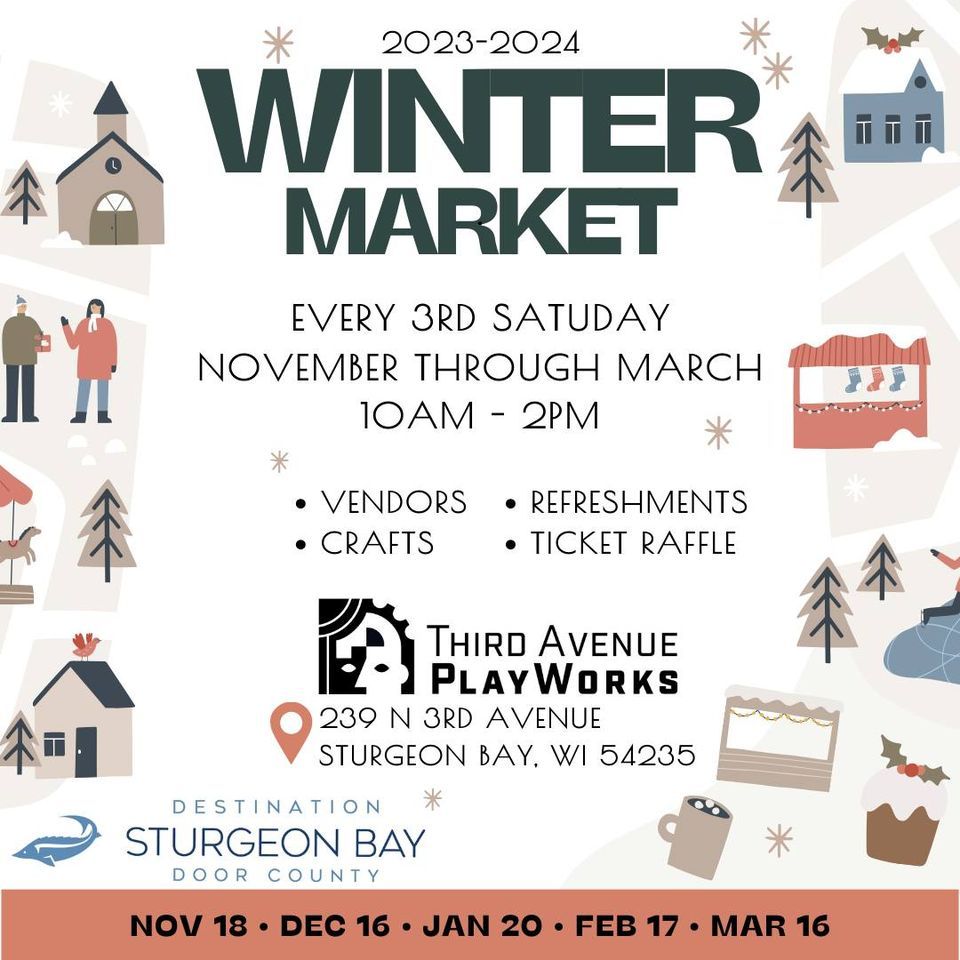 Sturgeon Bay Winter Market, Third Avenue PlayWorks, Sturgeon Bay, 16