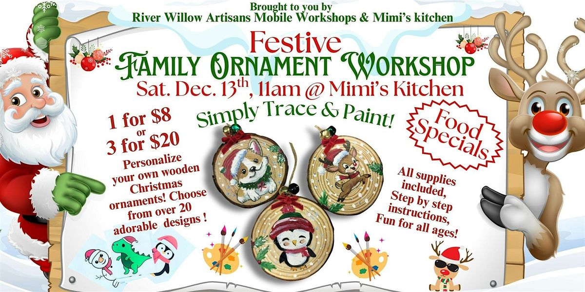 Festive Family Ornament Workshop, 13 December | Event in Bloomfield | AllEvents