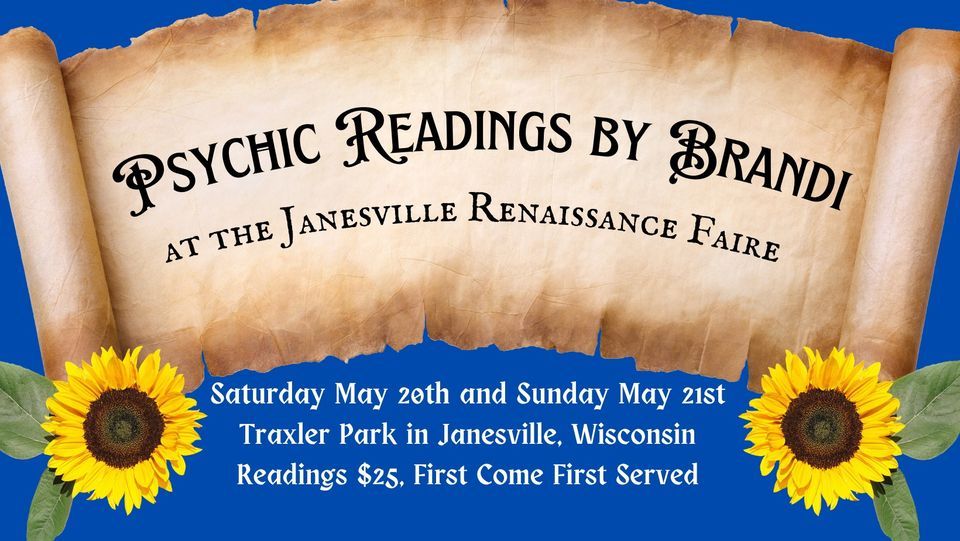 Tarot Readings at the 2023 Janesville Renaissance Faire, Traxler Park