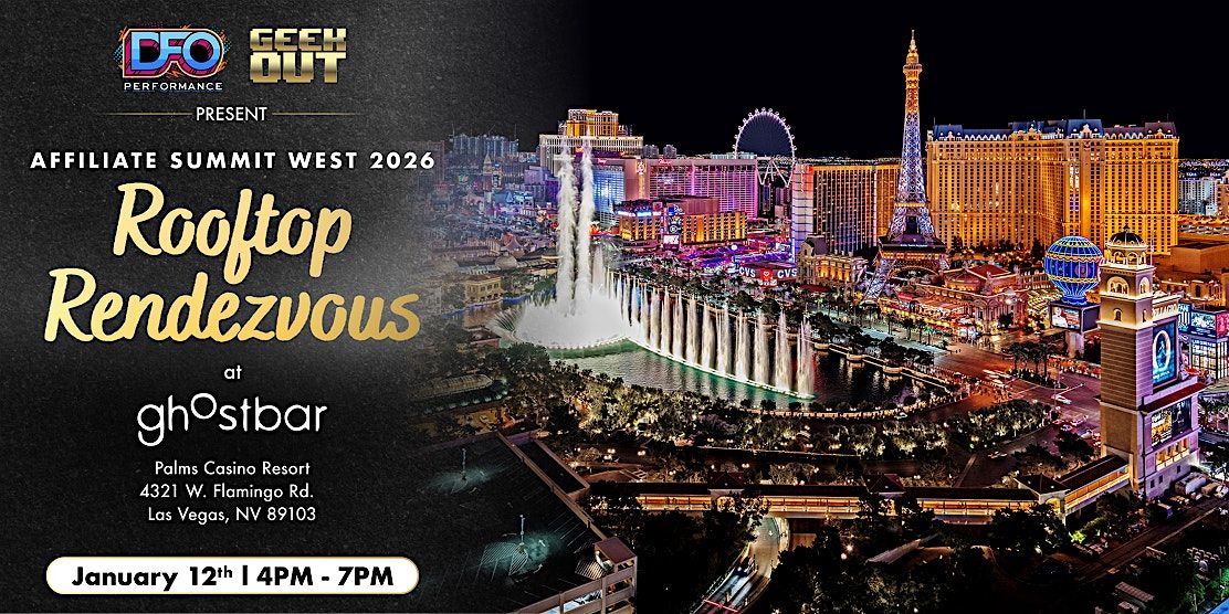 ASW 2026 - Rooftop Rendezvous at GHOSTBAR Vegas, 12 January | Event in Las Vegas | AllEvents
