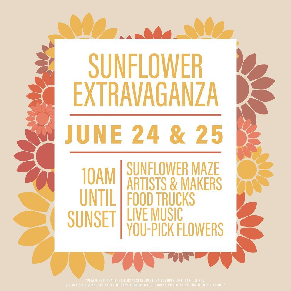 Sunflower Extravaganza, The Fields at Sunflower Trail, Mocksville, 24