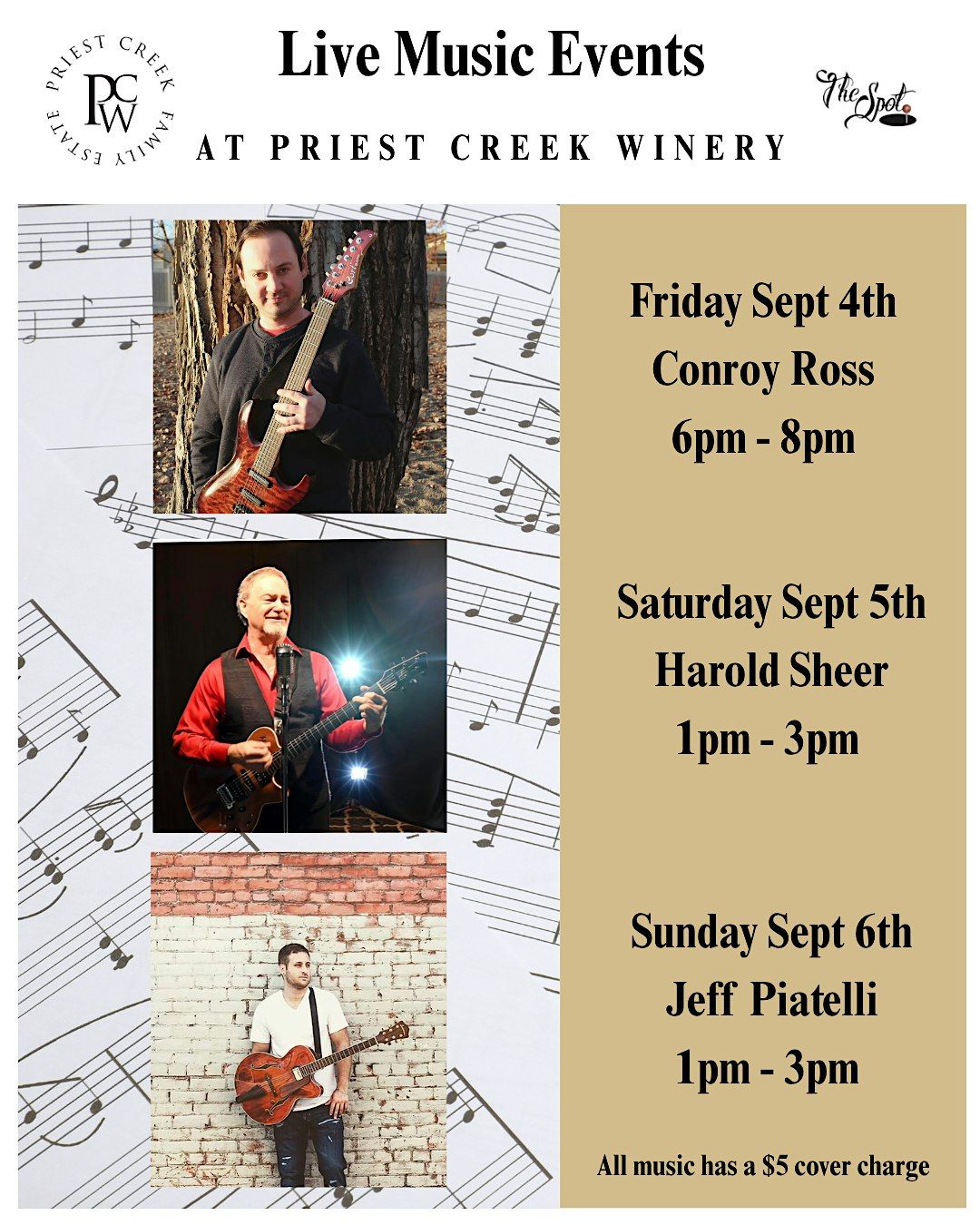 Priest Creek Live Music Weekend