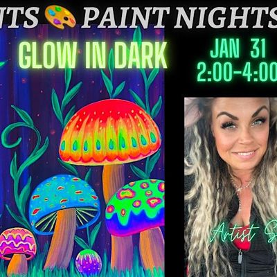 $20 PUFF N PASS 420 Paint Night GLOW IN DARK- Matterhorn  Apothecary TURNER