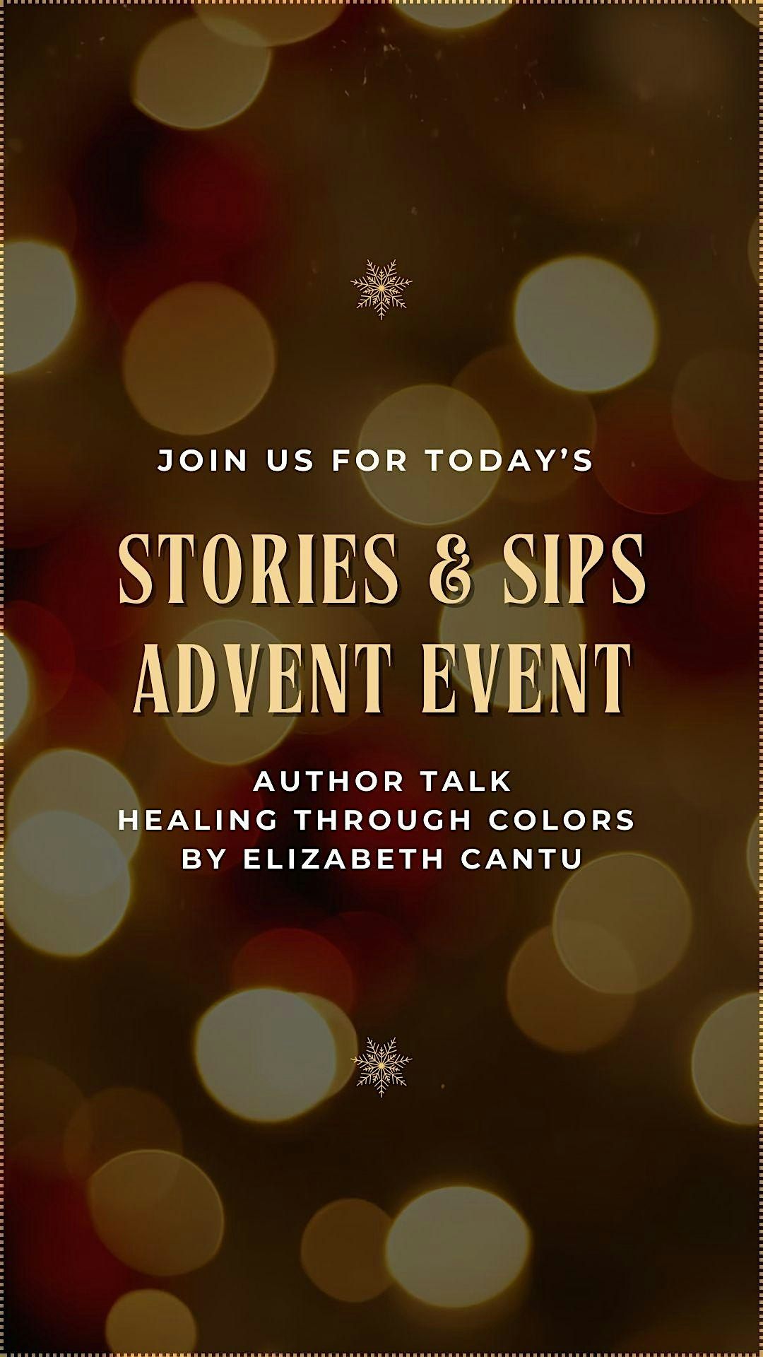 Stories and Sips | Author Talk: Healing through Colors by Elizabeth Cantu, 13 December | Event in Sacramento
