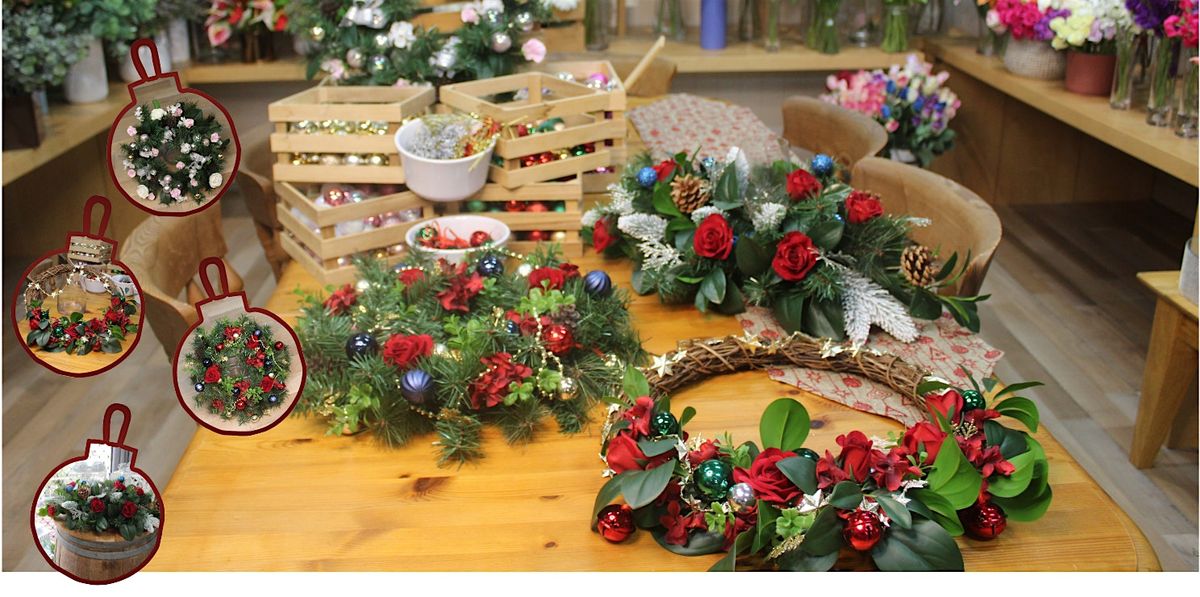 Christmas Wreath or Table Center + Nibbles & Mocktails, 19 December | Event in Belivah | AllEvents